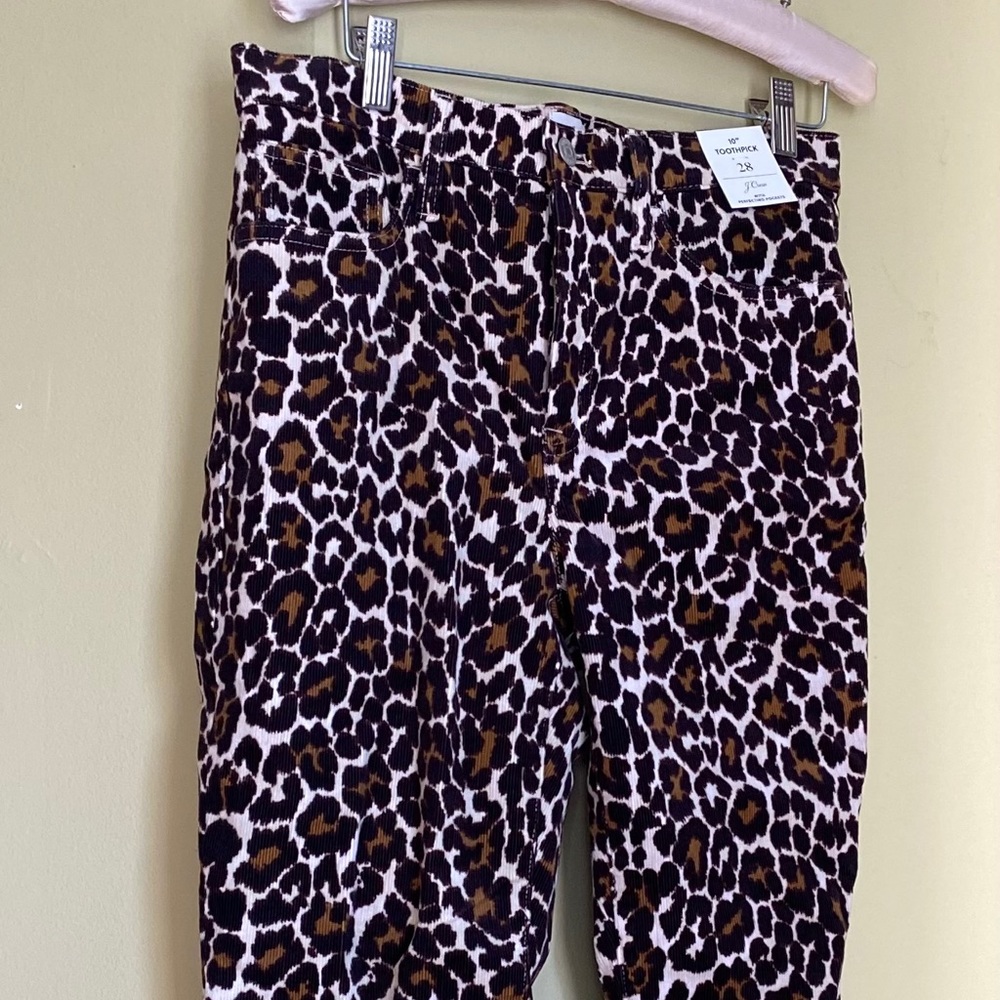 🆕 J.Crew Cheetah Corduroys